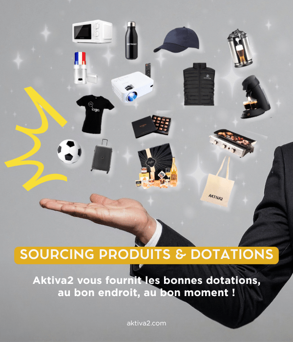 Sourcing produits & dotations | Aktiva2